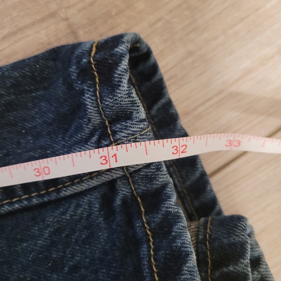 Lee Straight Leg 100% Cotton Sturdy Blue Jeans Size 38 x 32 - Picture 9 of 11